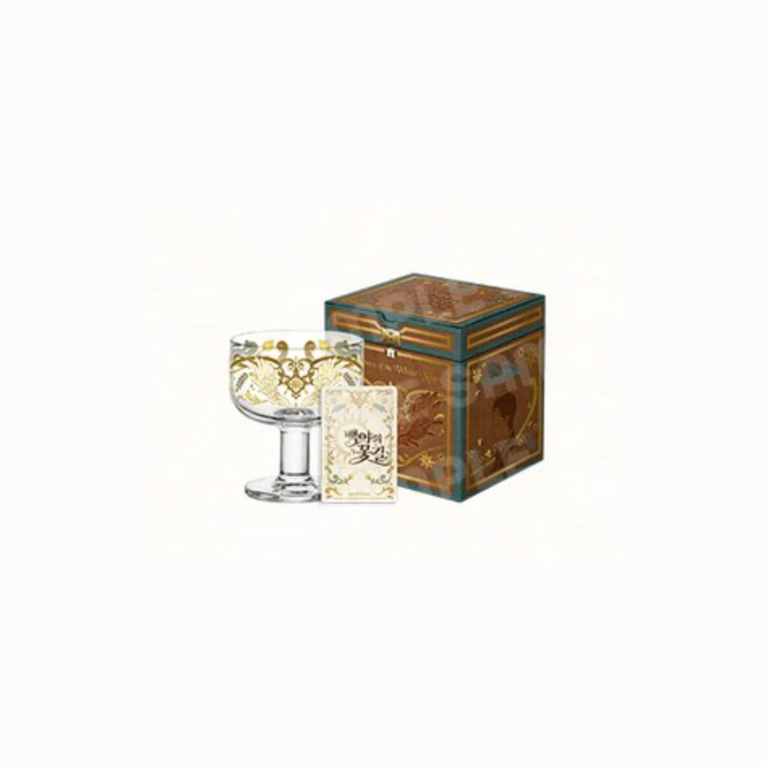 Blossoms of the White Night - Goblet Glass