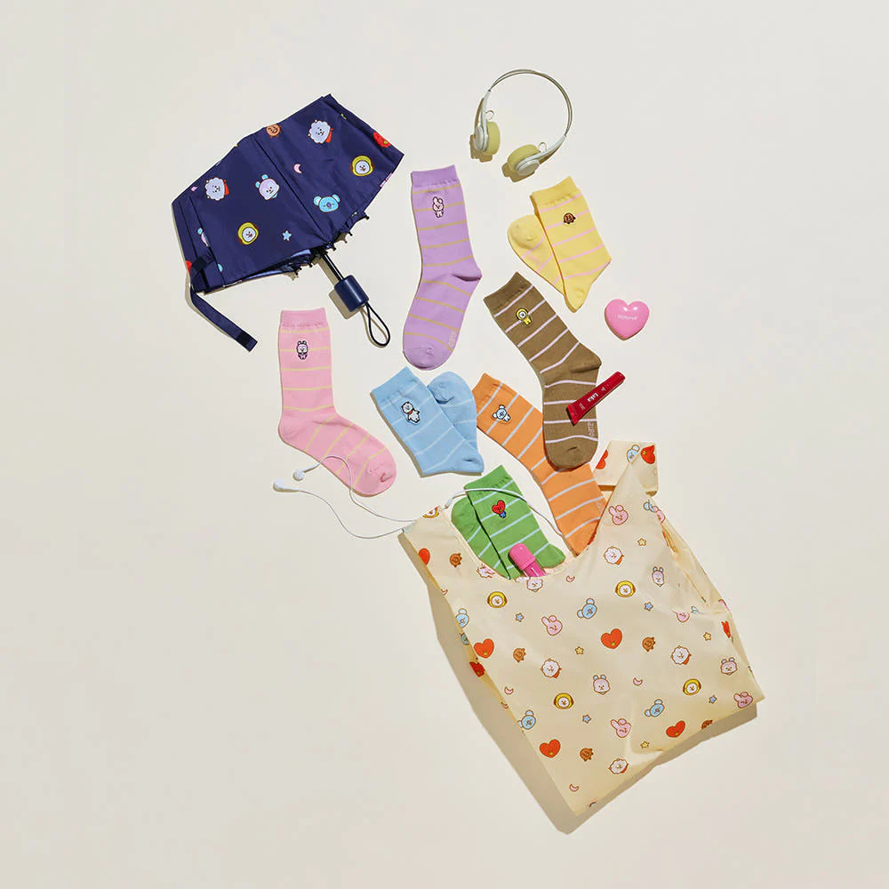 BT21 - Basic Striped Socks - Image 10