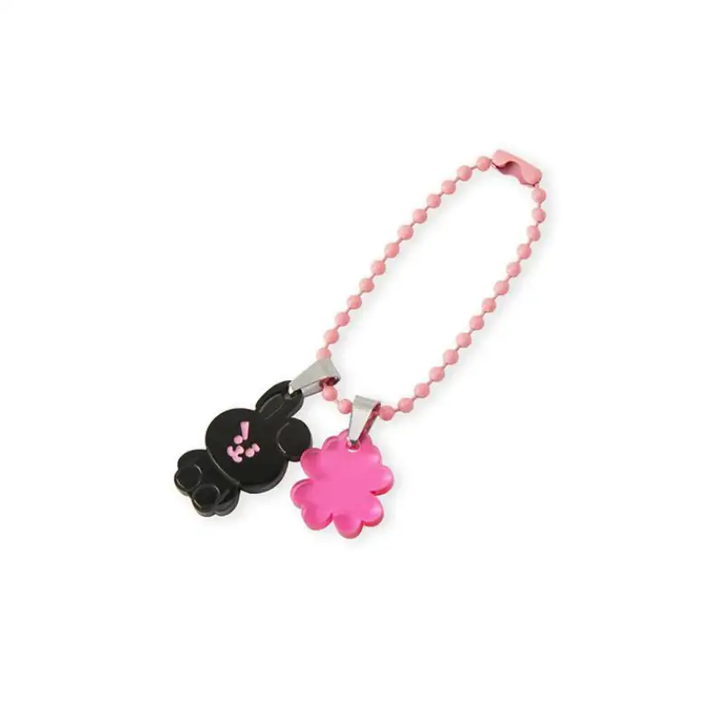 BT21 - Lucky Cooky Acrylic Charm - Black Edition - Image 5