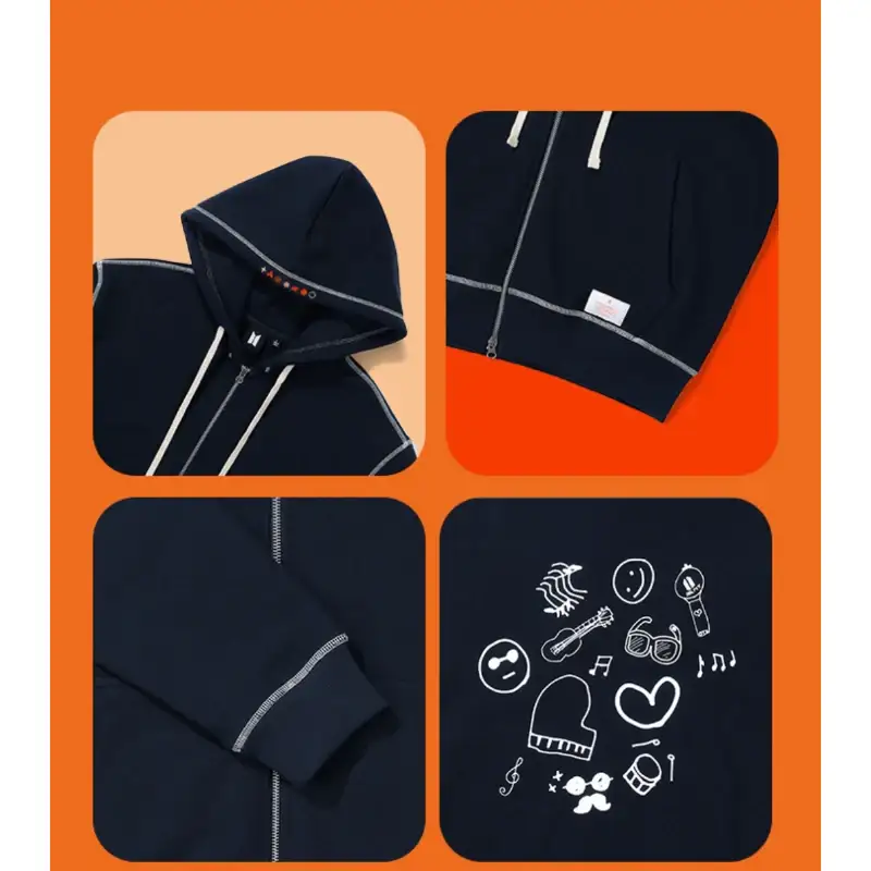 BTS - Permission To Dance - Zip-up Hoodie - Image 4