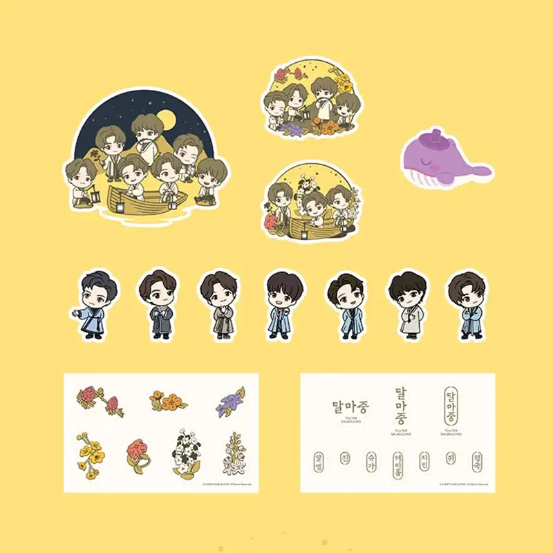 BTS - TinyTAN DALMAJUNG - Sticker Set - Image 2