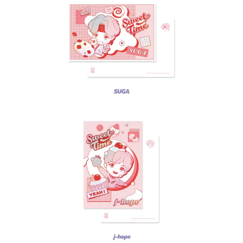 BTS - TinyTan - Postcard Set Sweet Time - Image 3