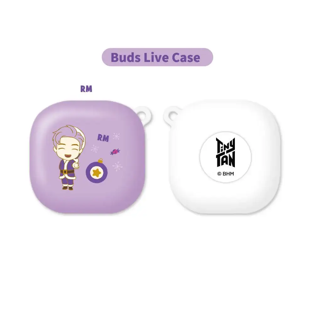 BTS - TinyTAN Purple Holidays Galaxy Buds Live Case - Image 2