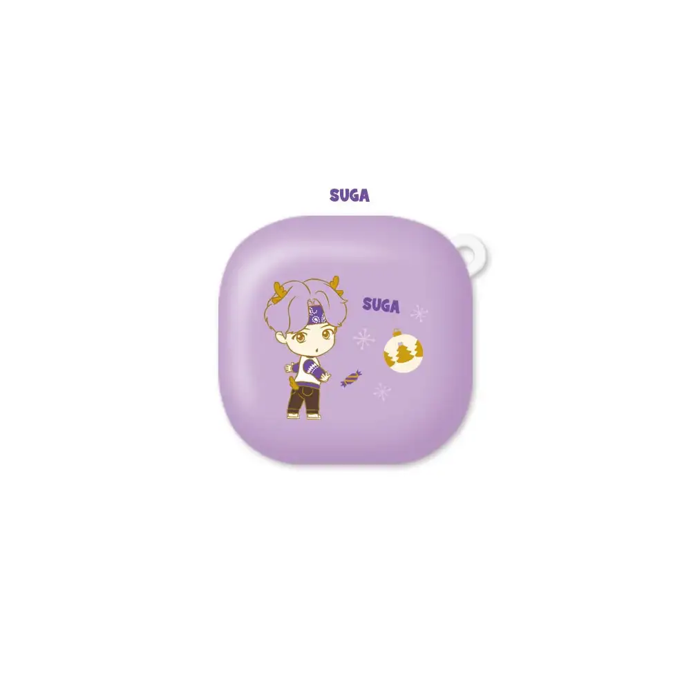 BTS - TinyTAN Purple Holidays Galaxy Buds Live Case - Image 5