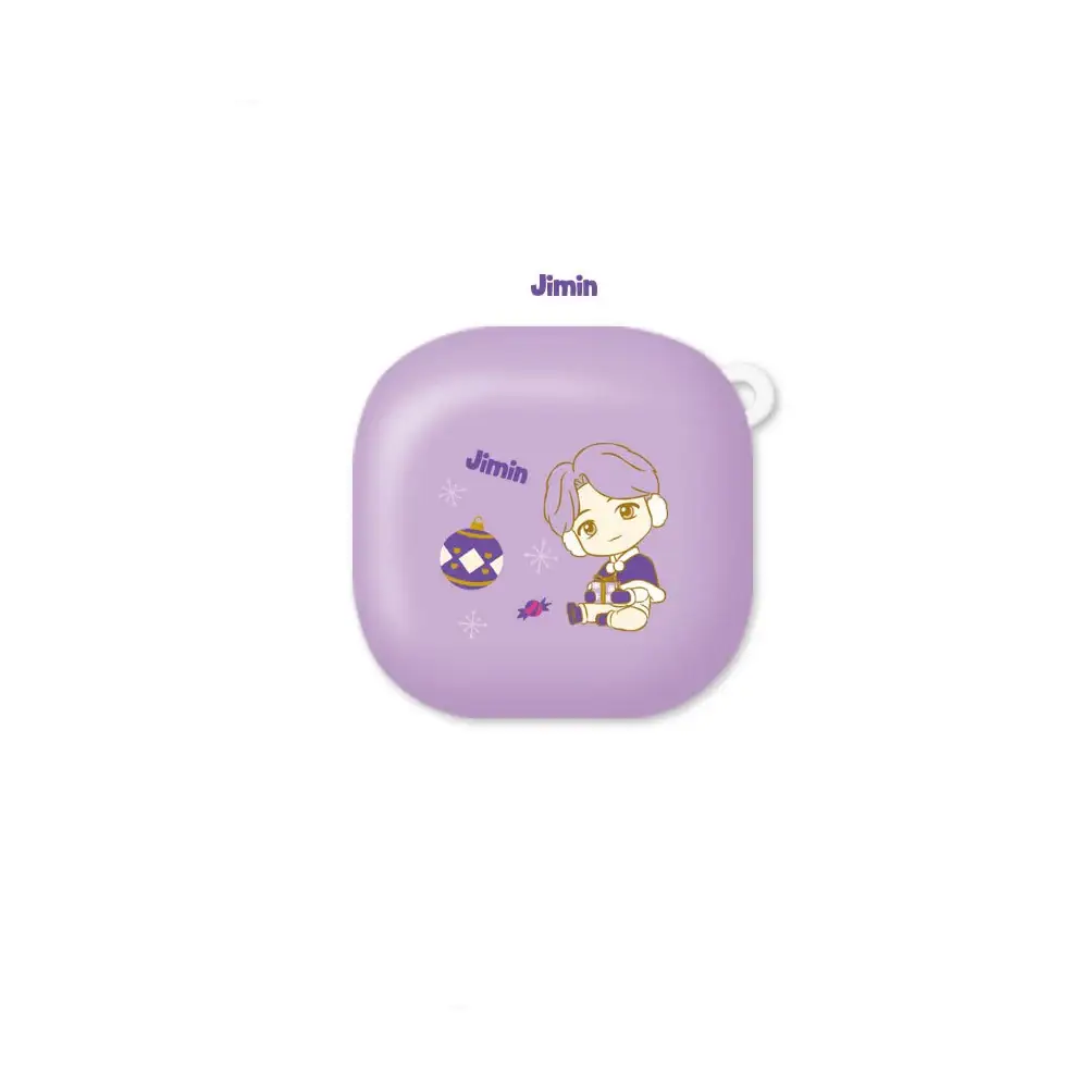 BTS - TinyTAN Purple Holidays Galaxy Buds Live Case - Image 6
