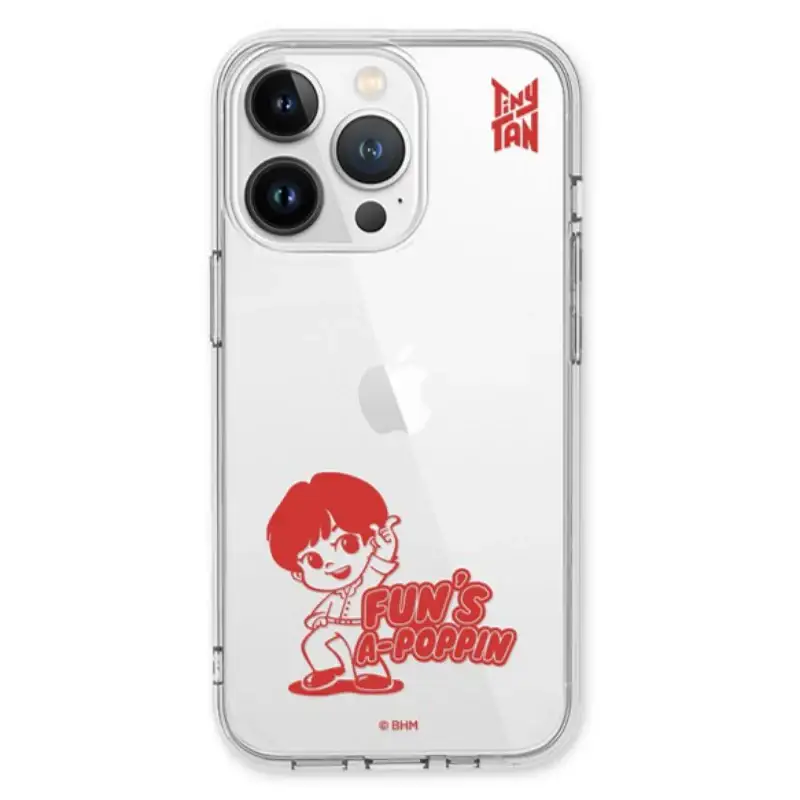 BTS - TinyTAN TinyMART Transparent Jelly Phone Case - Jin
