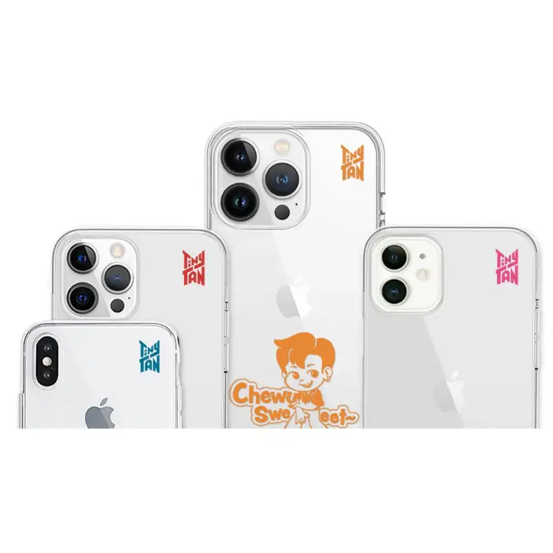 BTS - TinyTAN TinyMART Transparent Jelly Phone Case - Jin - Image 5