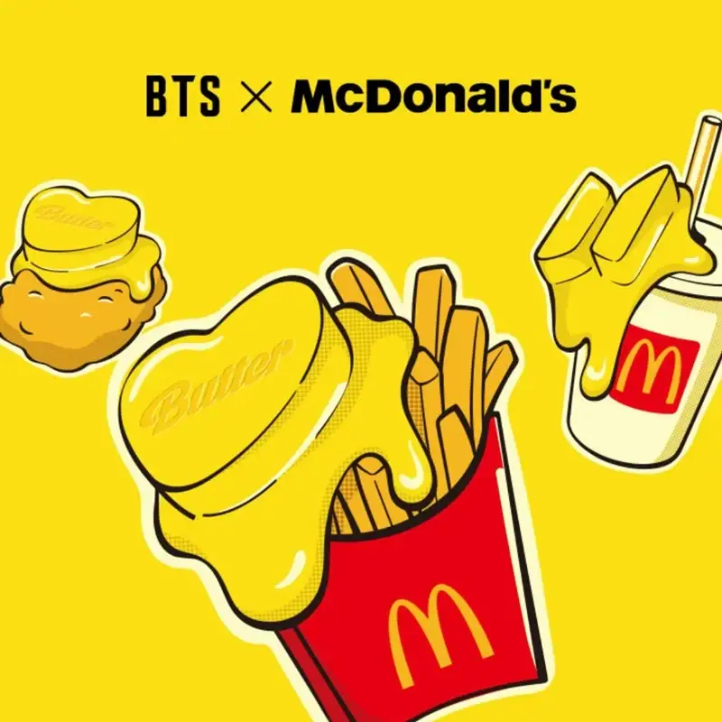 BTS x McD - Melting Mini Stationery Set - Image 2
