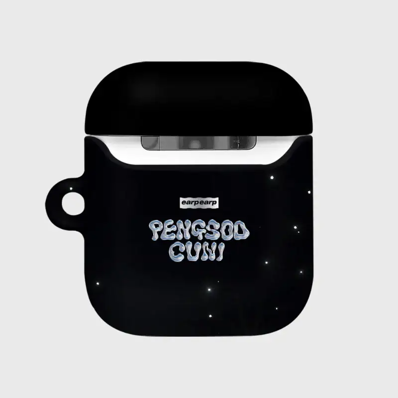 Earpearp x Pengsoo - Space Friends AirPods Hard Case (Black) - Image 2