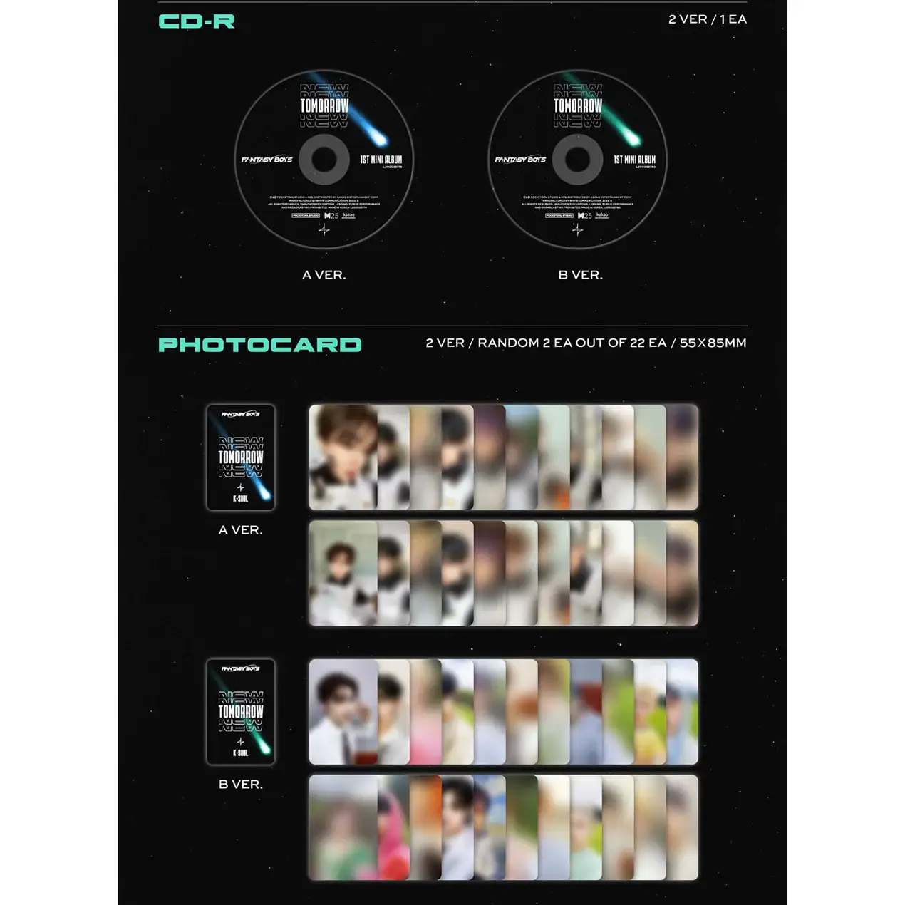 Fantasy Boys - NEW TOMORROW : Mini Album Vol. 1 - Image 3