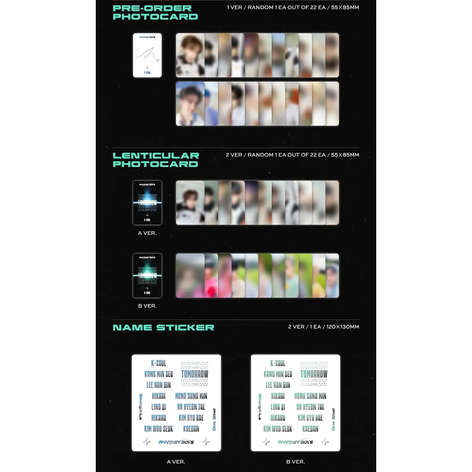 Fantasy Boys - NEW TOMORROW : Mini Album Vol. 1 - Image 4