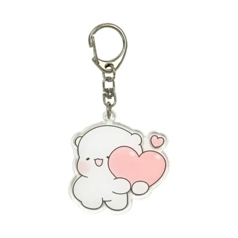 Ggongdal x Artrank - Healing Bear Acrylic Keyring - Image 3