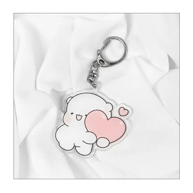 Ggongdal x Artrank - Healing Bear Acrylic Keyring - Image 6