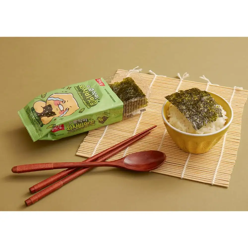 Gwangcheon Kim x Kakao Friends - Choonsik Crispy Seaweed (Wasabi Flavour) - Image 6