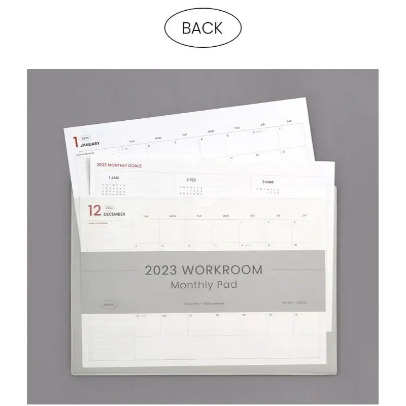 INDIGO - 2023 Workroom Monthly Pad - Image 8