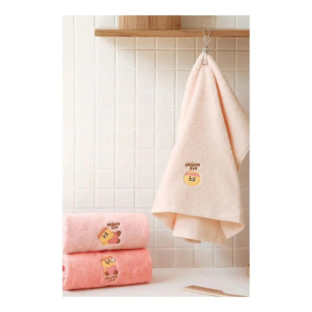 Kakao Friends - 40-thread Count Choonsik Face Towel Set - Image 6