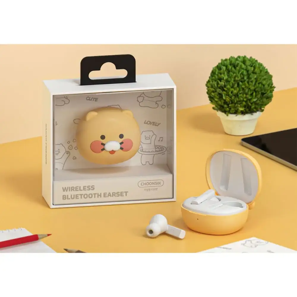 Kakao Friends - Choonsik Face Wireless Earphones - Image 4