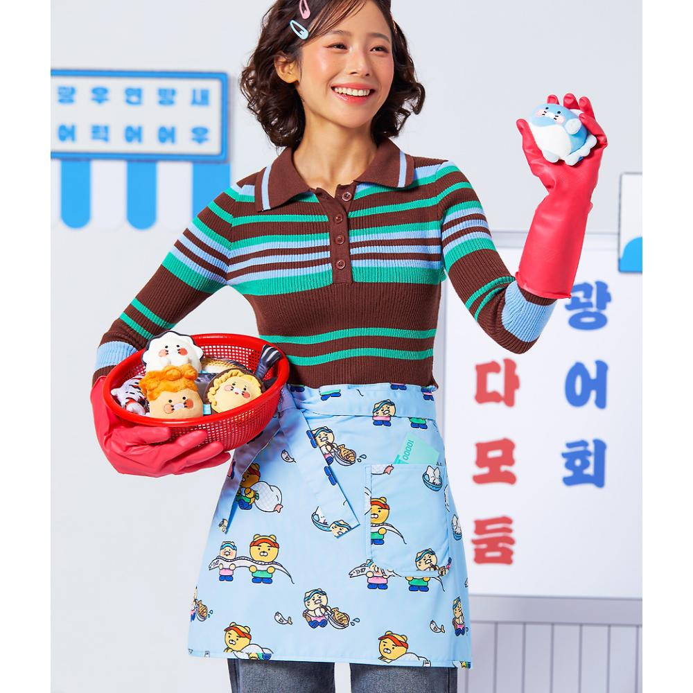 Kakao Friends - Chunsoo-san Half Apron (Ryan & Choonsik) - Image 2