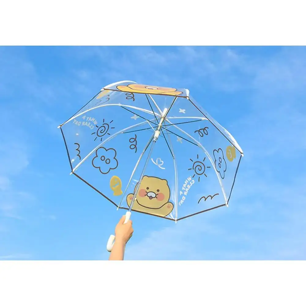 Kakao Friends - Dome-Shaped 8K Transparent Umbrella - Image 10