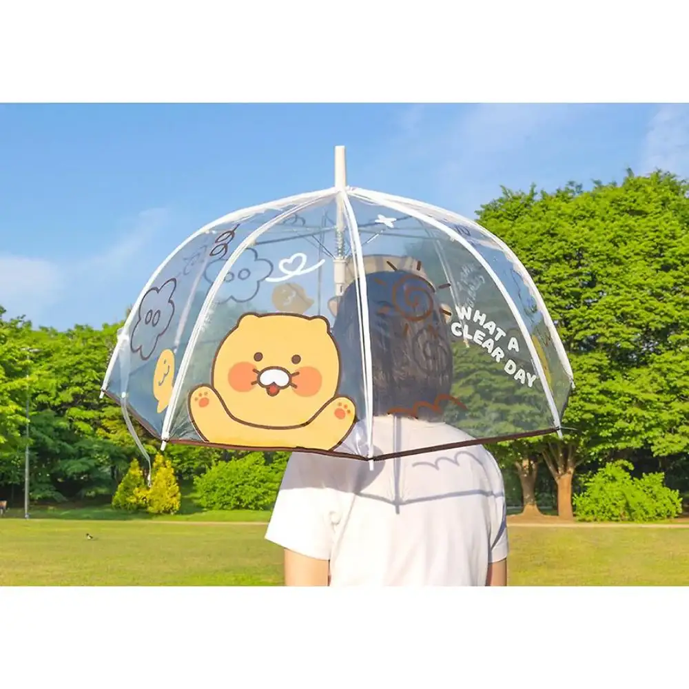 Kakao Friends - Dome-Shaped 8K Transparent Umbrella - Image 12