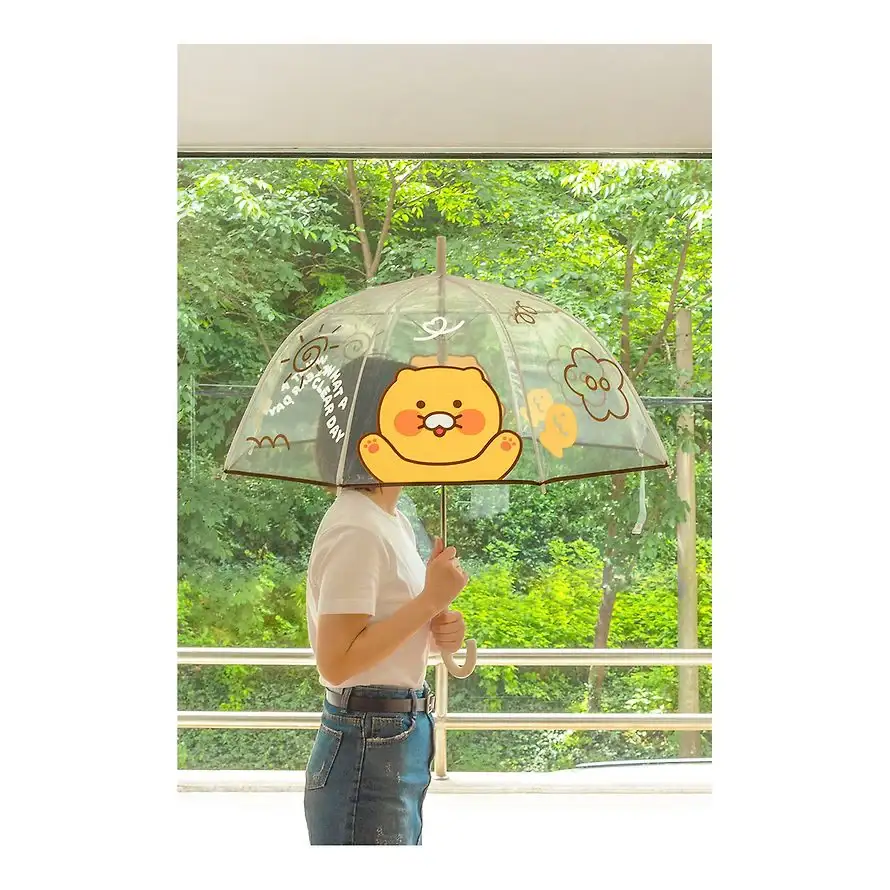 Kakao Friends - Dome-Shaped 8K Transparent Umbrella - Image 13