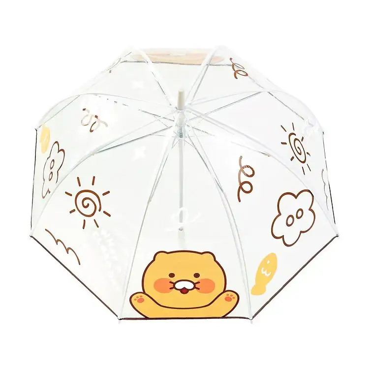 Kakao Friends - Dome-Shaped 8K Transparent Umbrella - Image 14