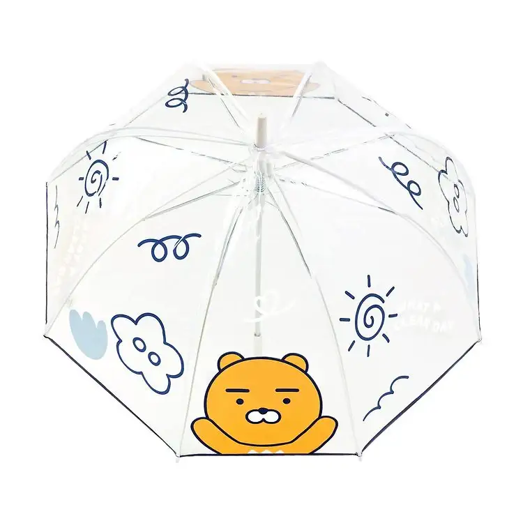 Kakao Friends - Dome-Shaped 8K Transparent Umbrella - Image 6