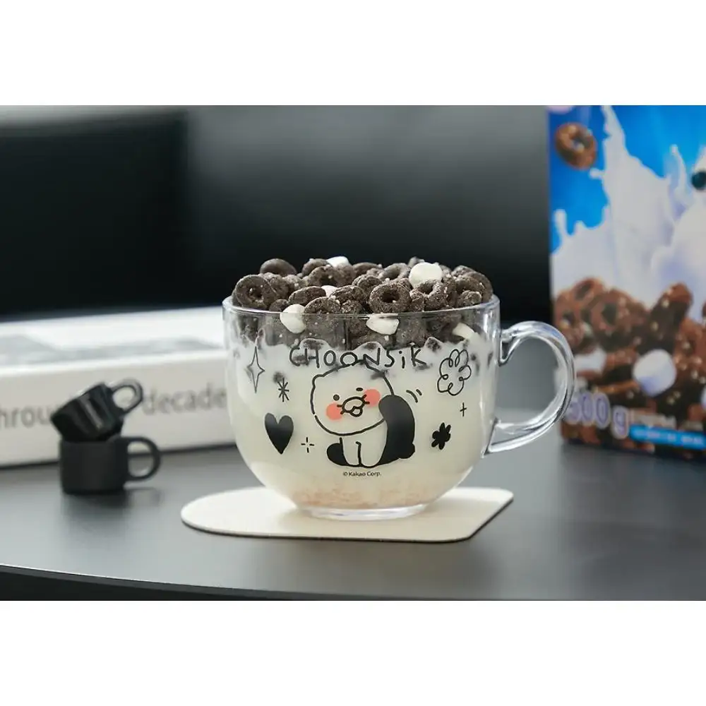 Kakao Friends - Doodle Doodle Choonsik Cereal Glass Bowl - Image 4