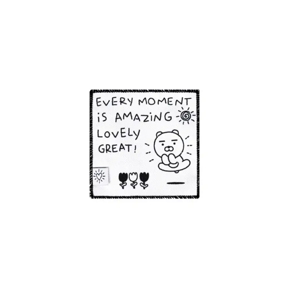 Kakao Friends - Doodle Doodle Ryan & Choonsik Fabric Coaster Set - Image 4