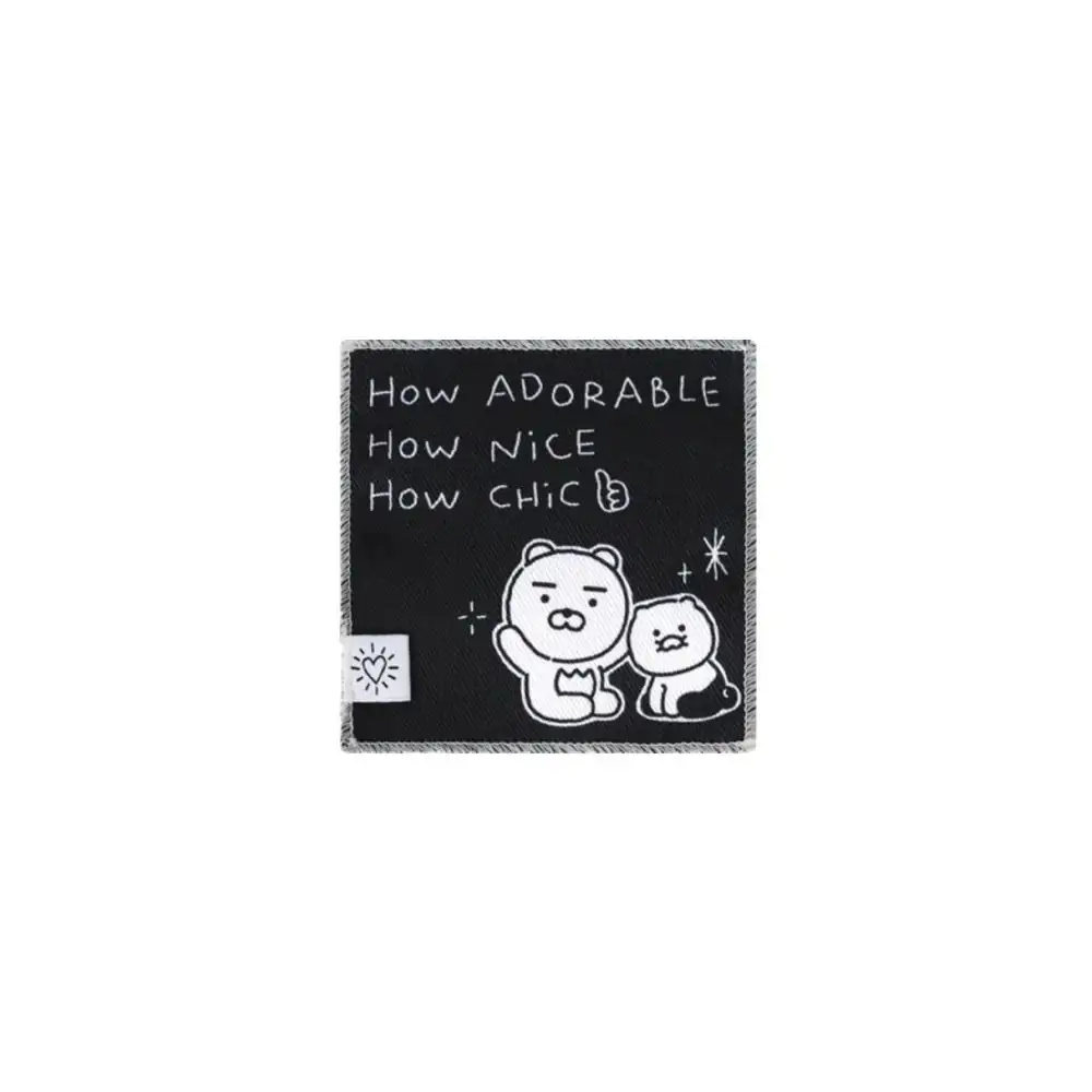 Kakao Friends - Doodle Doodle Ryan & Choonsik Fabric Coaster Set - Image 5