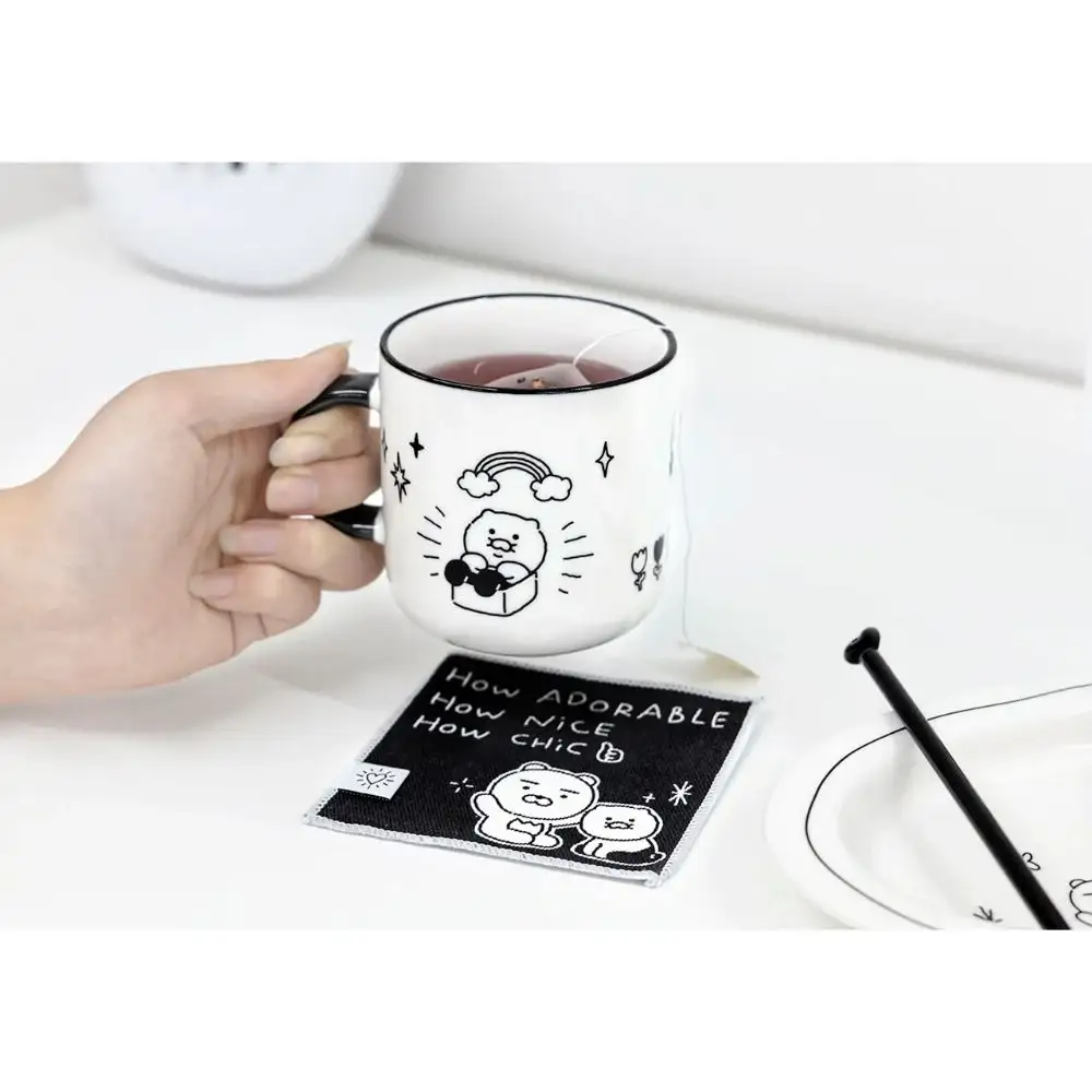 Kakao Friends - Doodle Doodle Ryan & Choonsik Fabric Coaster Set - Image 9