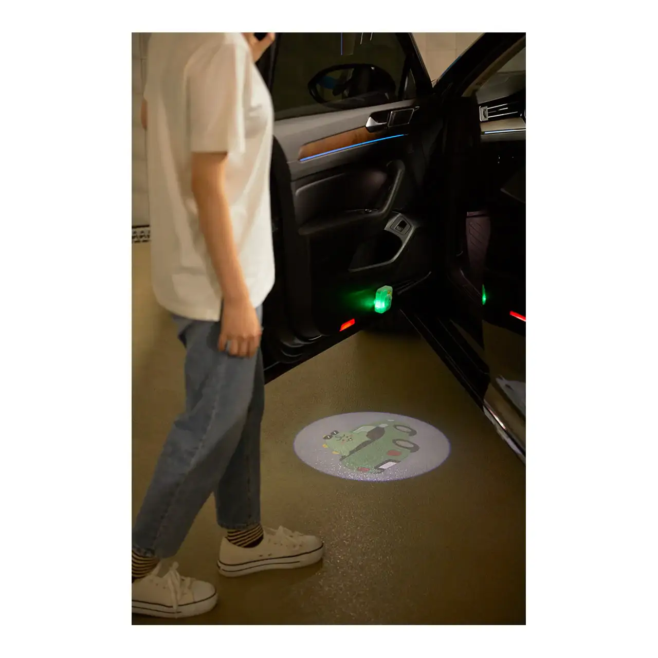 Kakao Friends - Jordy Car Door Lights Set - Image 12