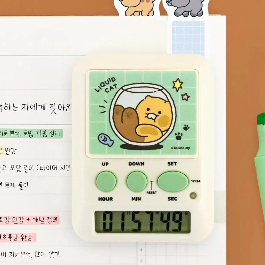 Kakao Friends - Liquid Cat Stopwatch (Choonsik) - Image 2