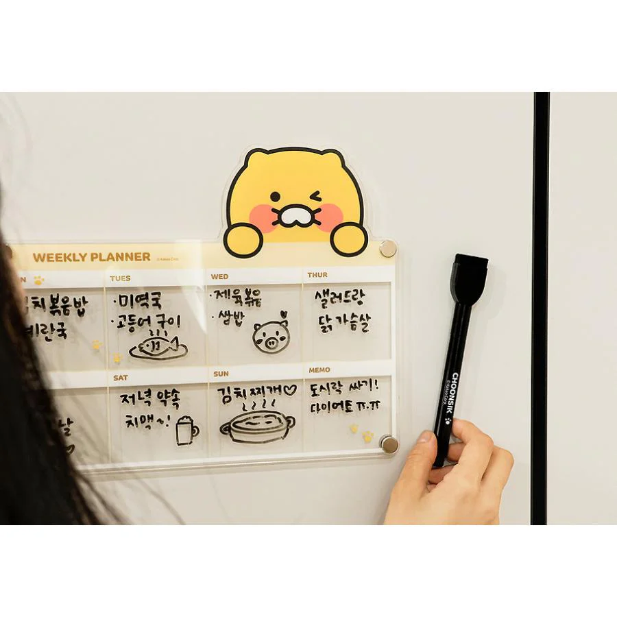 Kakao Friends - Magnet Memo Board Set (Weekly Planner) - Image 5