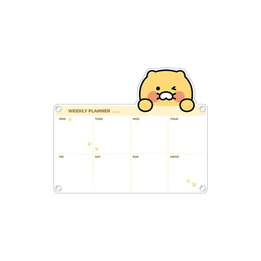 Kakao Friends - Magnet Memo Board Set (Weekly Planner) - Image 8
