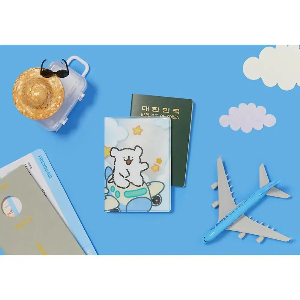 Kakao Friends - Maltese Airplane Passport Case - Image 7