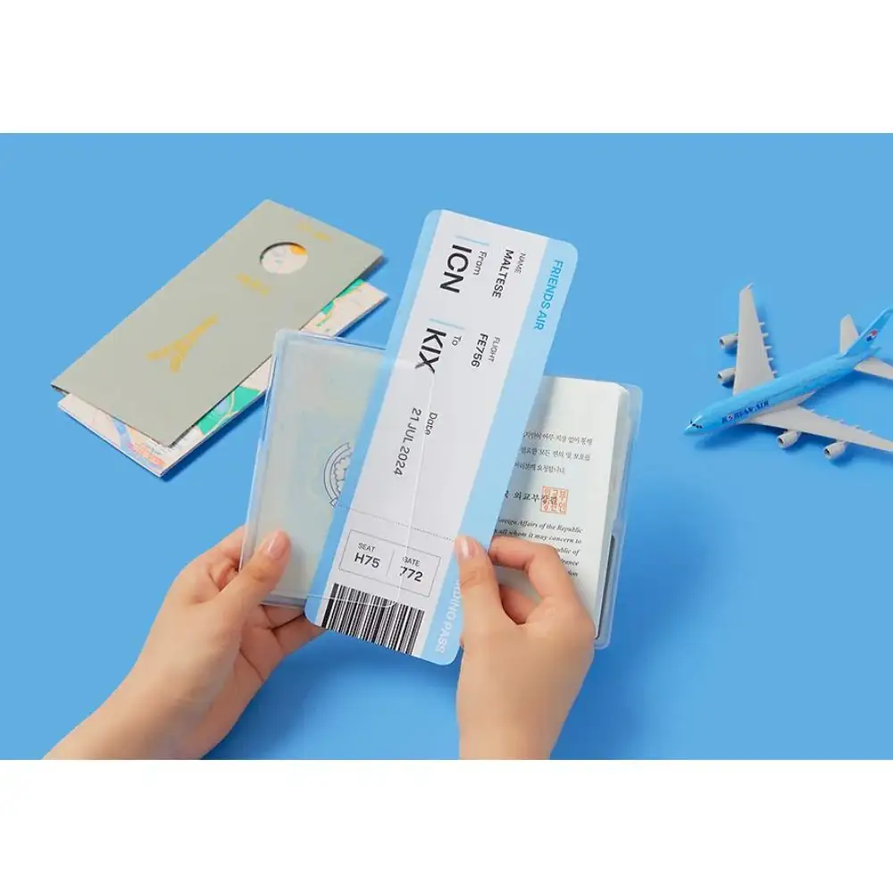 Kakao Friends - Maltese Airplane Passport Case - Image 8