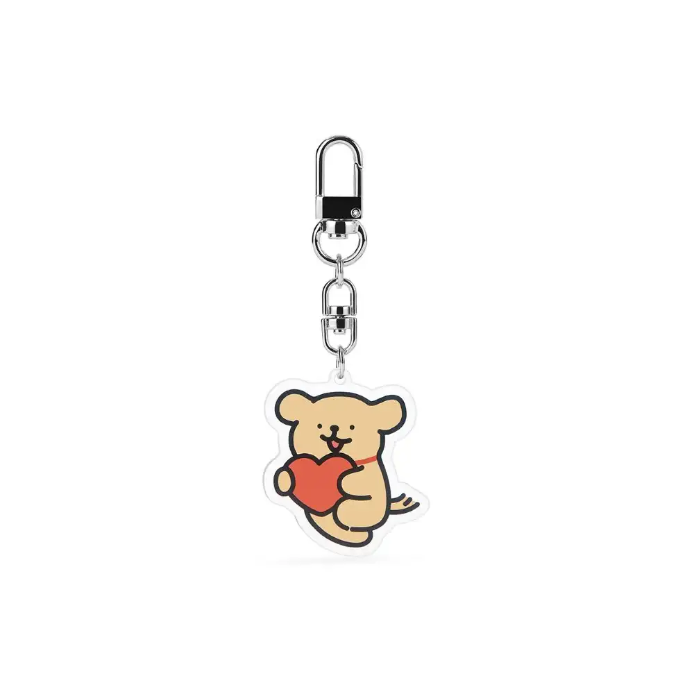 Kakao Friends - Maltese Cuties Acrylic Keyring Set (Heart Version) - Image 3