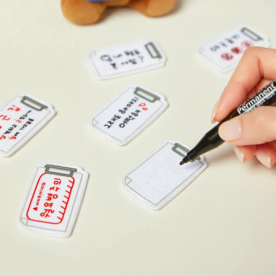 Kakao Friends - Office Worker Message Board Plush Doll (Choonsik) - Image 5