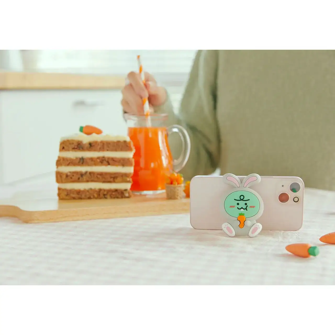 Kakao Friends - Rabbit Jordy Griptok Holder - Image 3