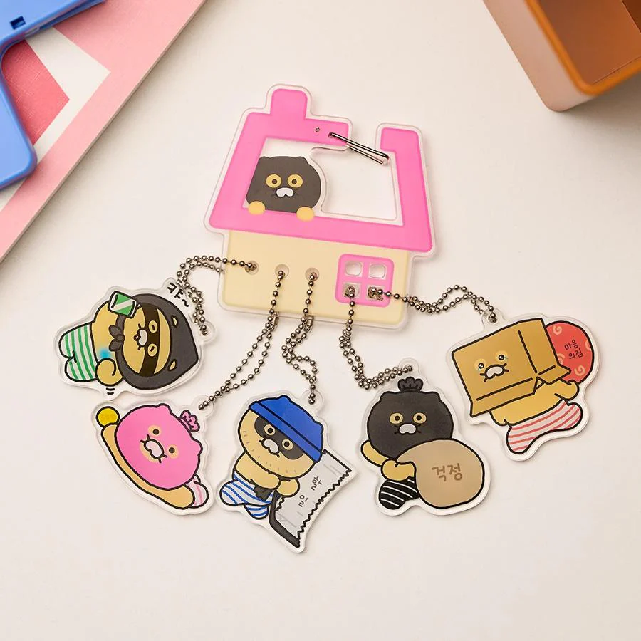 Kakao Friends - Thief Choon Carabiner Acrylic Keyring - Image 5