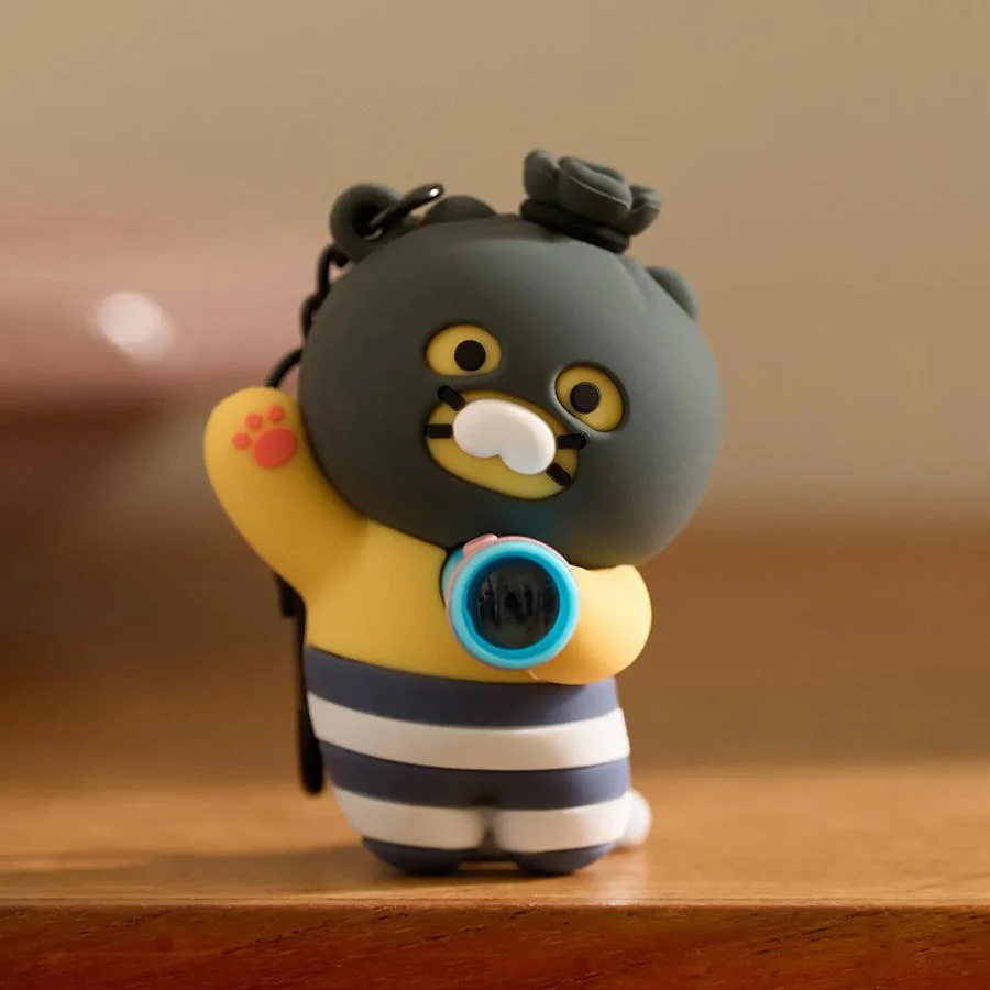 Kakao Friends - Thief Choon Laser Beam Figure Keyring - Image 2