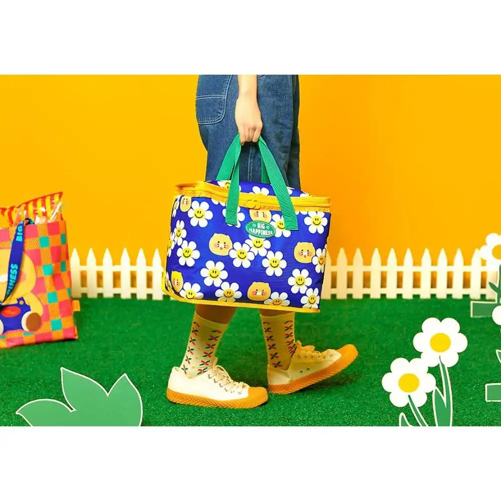 Kakao Friends x Wiggle Wiggle - Choonsik Big Happiness Picnic Bag - Image 3