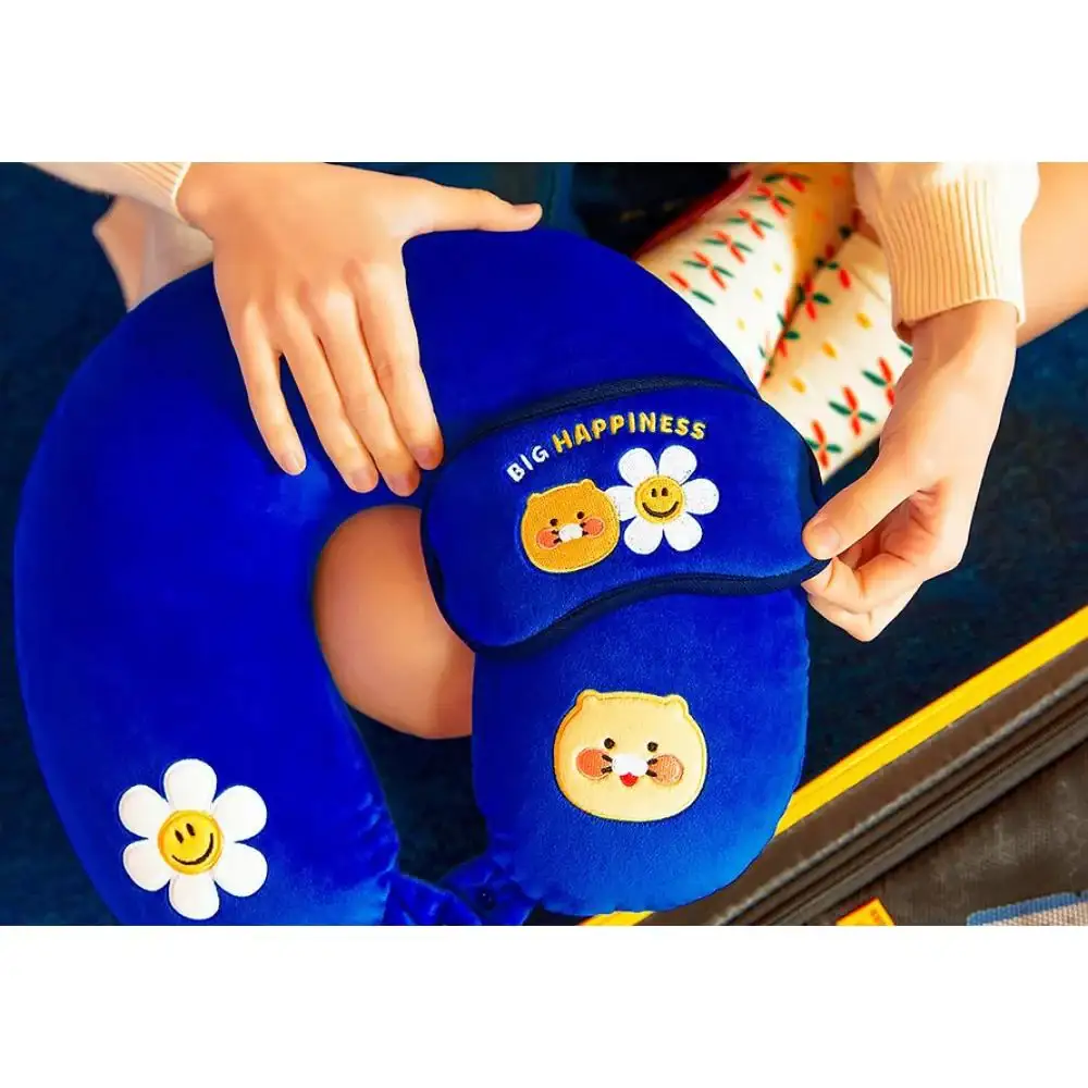 Kakao Friends x Wiggle Wiggle - Choonsik Comfy Neck Travel Set - Image 2