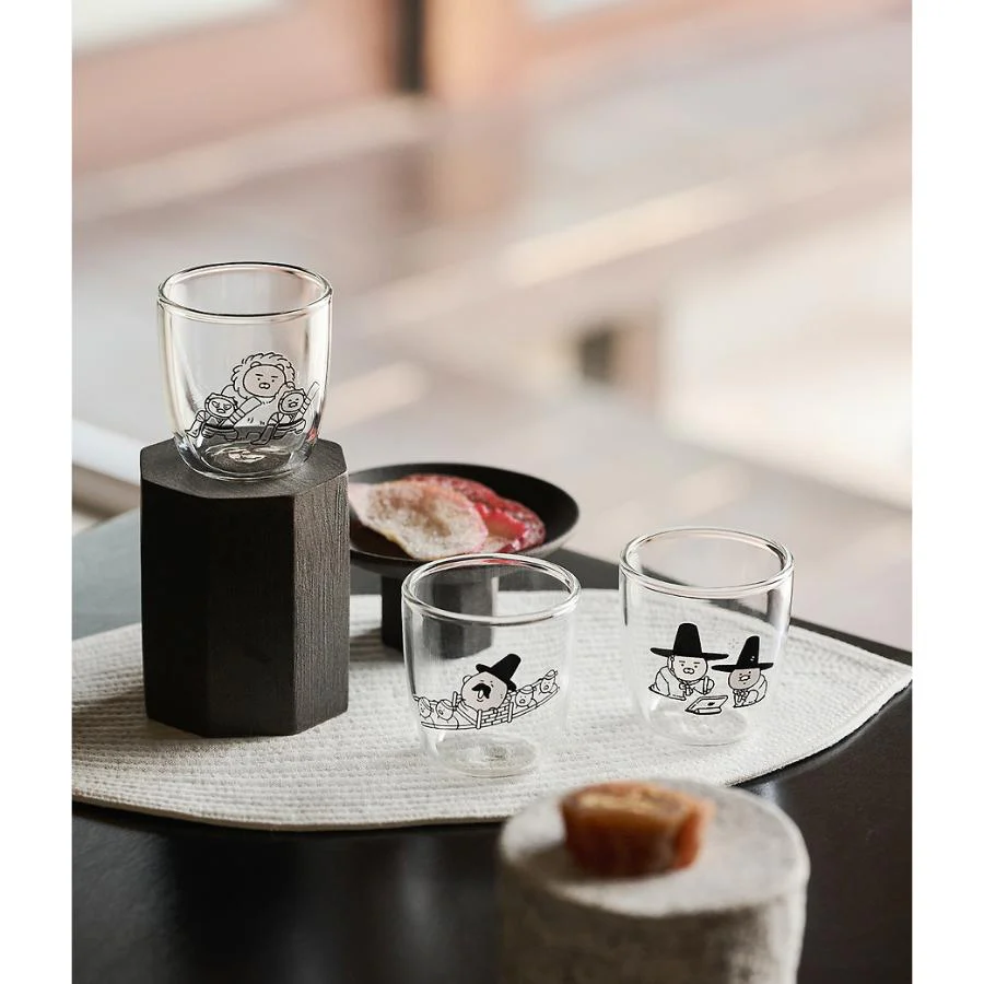Kakao Friends - Yeonnal Yetchoon Ryan & Choonsik Color-Changing Cup 3-Piece Set - Image 5