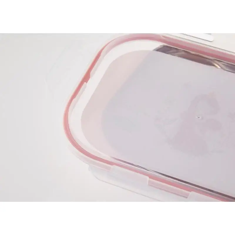 Korean Swan Lake - Double Stainless Steel Cutlet Plate With Lid - Image 6