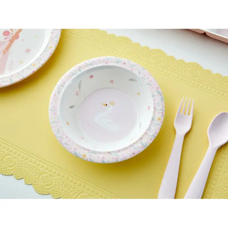 Korean Swan Lake - Melamine Cereal Bowl