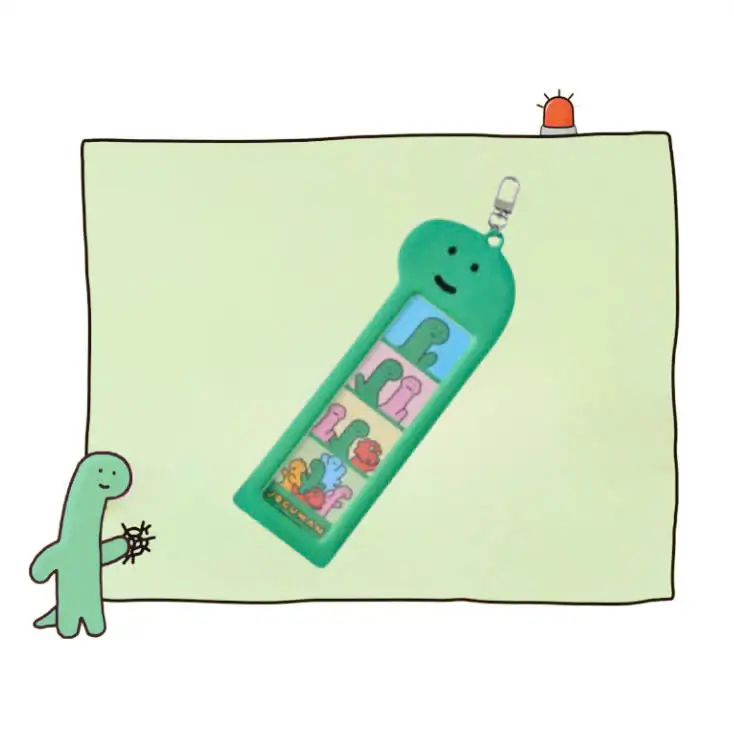 Line Friends - Brachio Photocard Holder Keyring - Image 3