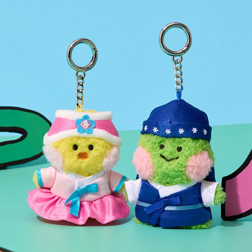 Line Friends - Minini Seoul Edition Doll Keyring