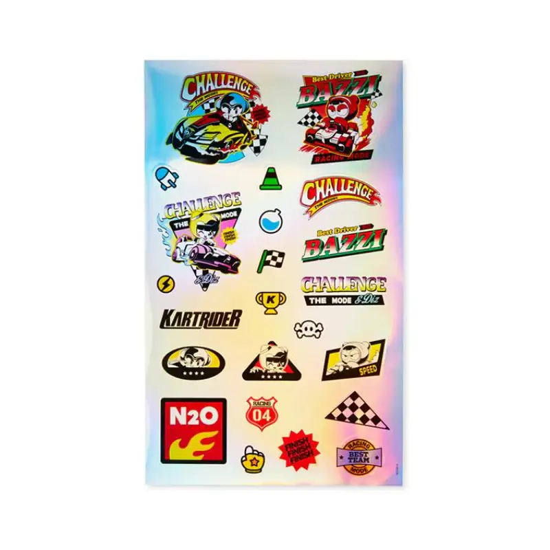 Line Friends x Kartrider - Deco Sticker